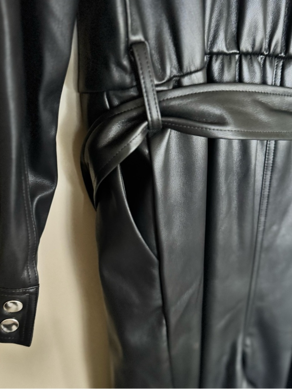 Eloquii Black Faux Leather Jacket - Picture 8 of 8